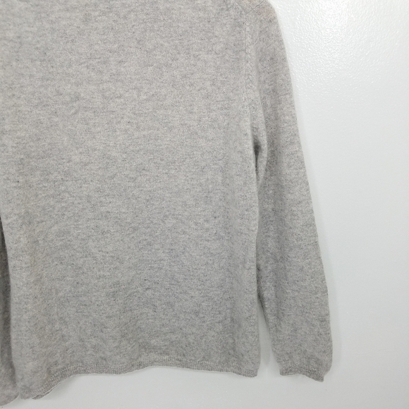 Charter Club Luxury Cashmere Turtleneck Longsleeve Pull-over Gre Sweater Size XL - Picture 11 of 13